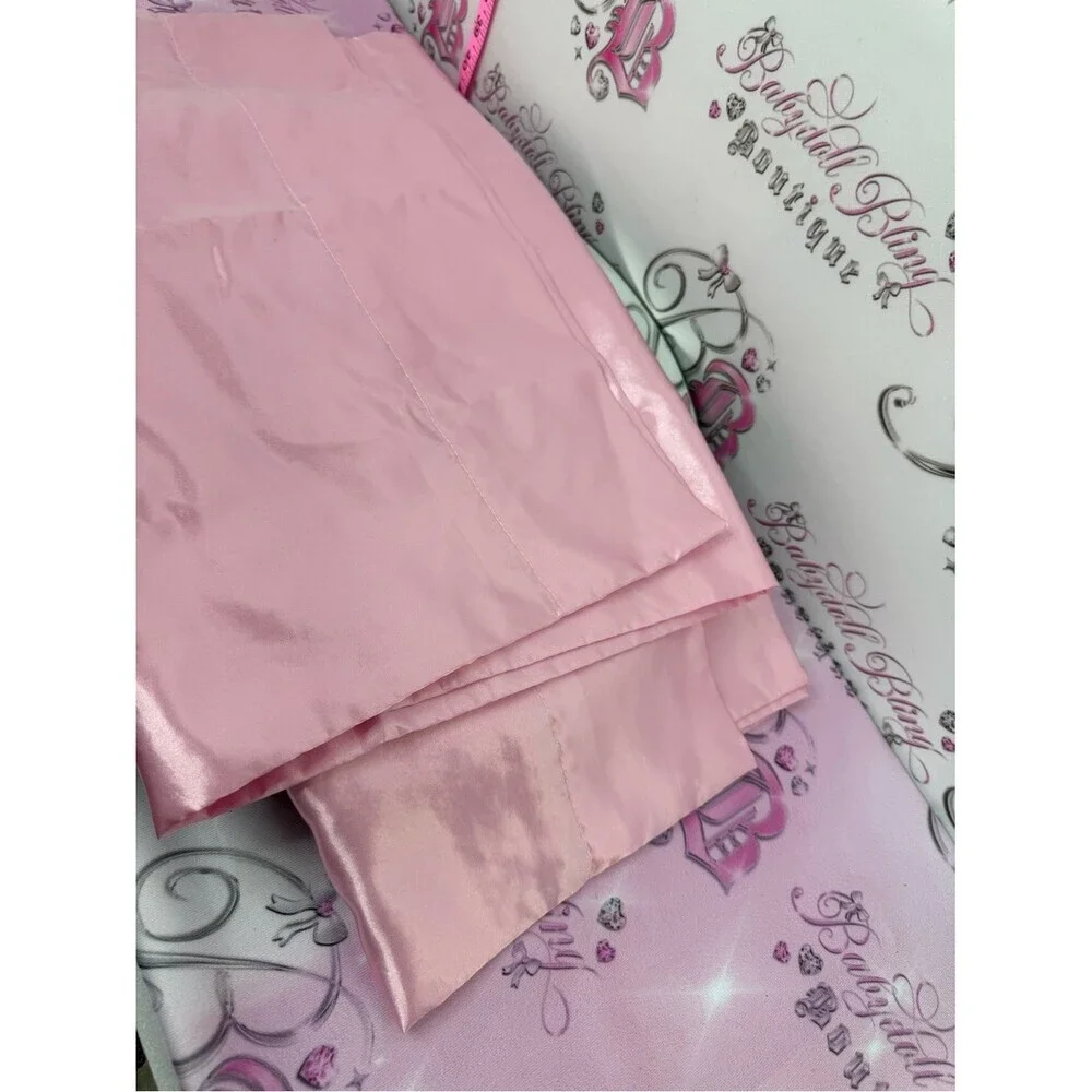 2 pillowcases satin KING SIZE Pink Satin Pillowcase - Solid Light Pink